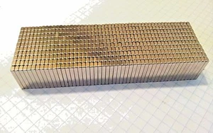 50 NEODYMIUM magnets. 3/4" x 3/16" x 1/8" super strong rare earth magnets N52 - Picture 1 of 8