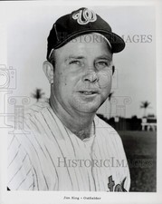 1965 Press Photo Washington Senators Baseball Player Jim King - kfx06008