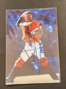 Rick Dempsey Catcher Baltimore Orioles 1983 World Series vs Dodgers signiert 4x6 - Bild 1 von 1