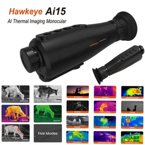 AI 384*288 Tragbare Wärmebildkamera Thermomonokular Nachtsicht für Jagd WLAN 32G - Bild 1 von 22