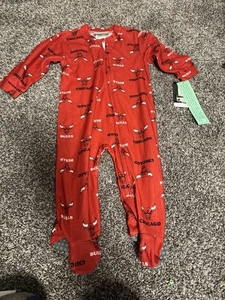 Chicago Bulls 18 months One Piece Pajamas - Picture 1 of 5
