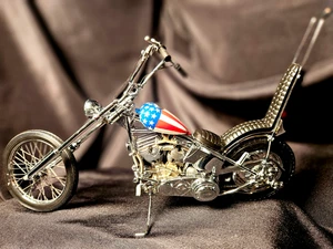 Franklin Mint Harley-Davidson 1968 Easy Rider 1:10 Scale Inv. #4743 - Picture 1 of 5