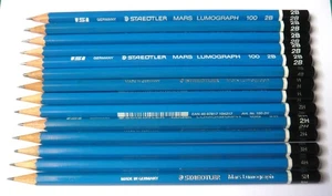 14 STAEDTLER MARS LUMOGRAPH PENCILS - Picture 1 of 1