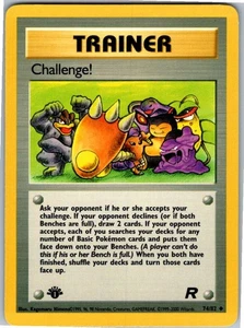 Challenge! Uncommon Team Rocket 74/82 NM 1st Edition - Picture 1 of 2