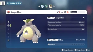 Brillante 6IV Jolly ALPHA Kangaskhan Pokémon ZA + Master Ball - Imagen 1 de 4