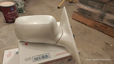 Espejo retrovisor eléctrico para puerta lateral Cadillac DTS 2006-2011 vista lateral pasajero blanco color 93u Foto 1 de 4