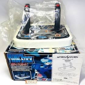 Sega Saturn Twin Stick HSS-0151 Controller HSS-0154 OPEN Box for Virtual-On