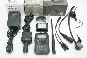 YAESU STANDARD VX-6 144/430MHz Dual Band Transceiver 5W + Box Excellent Cond. - Picture 1 of 17