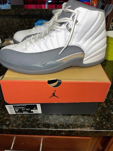 Nike Air Jordan 12 retrò grigio scuro taglia 9 5 130690 190