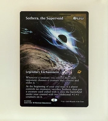 Magic the Gathering - Sothera, the Supervoid (Showcase) Edge of Eternities Foil - Image 1 of 2