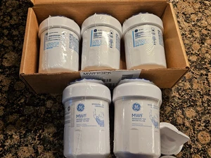 5 pcs New Genuine for GE MWF MWFP GWF 46-9991 Smartwater Fridge Water Filter - Picture 1 of 3
