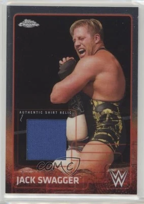 2015 Topps Chrome WWE Swatch Relics Jack Swagger - Image 1 of 2
