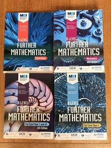 4 x MEI A level Further Maths Mechanics 4th Ed, Extra Pure, Core Year 1 & 2 - Picture 1 of 5