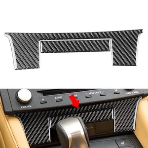 Carbon Center Console Lower Panel Cover Trim For Lexus RC300 350 200T 2015-2024 - Bild 1 von 10