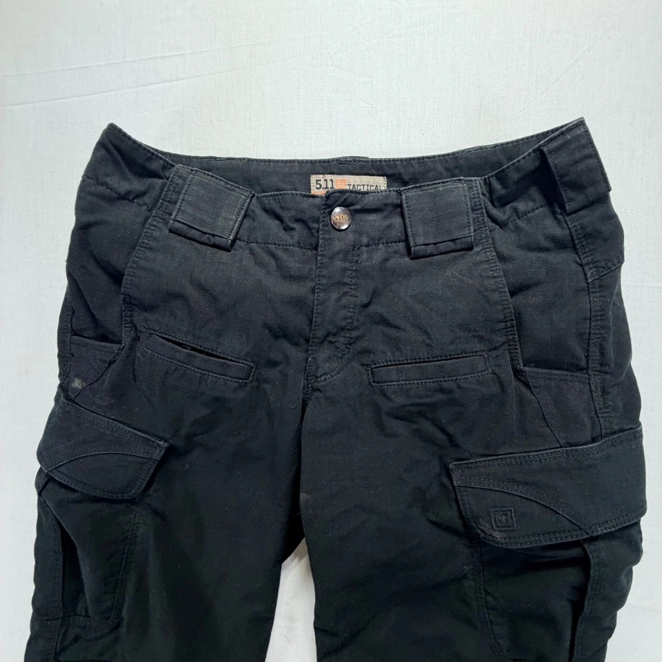 Pantalones cargo 5.11 tácticos para mujer negros estilo 74403 talla 4 largos Foto 1 de 4