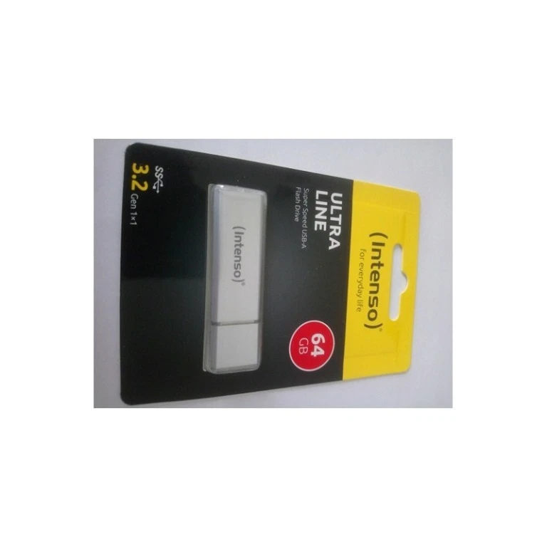 Clé USB Intenso Ultra Line 64 Go Argenté - Clé USB 64 Go - INTENSO - Photo 1/1