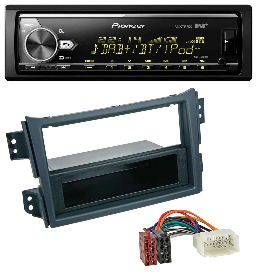 Pioneer Bluetooth USB DAB MP3 Autoradio für Opel Agila B 2008-2014 Suzuki Splash - Bild 1 von 4