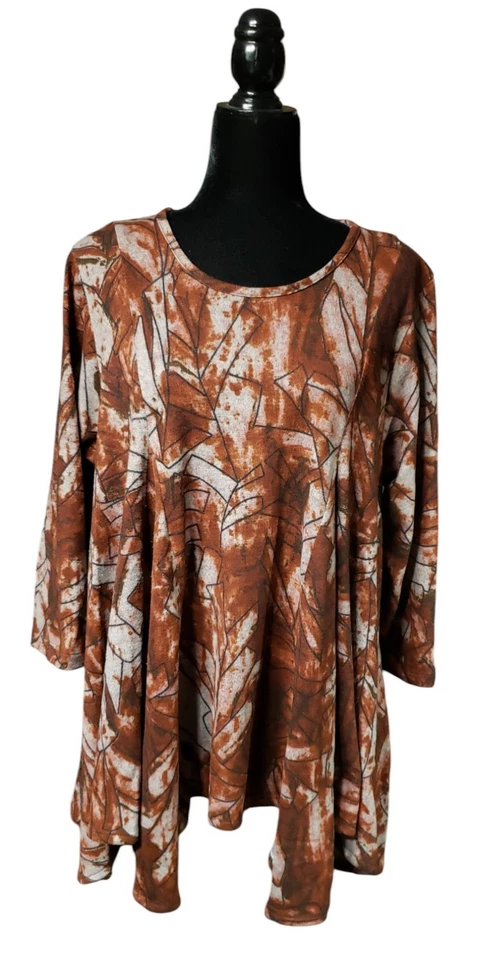 Blusa túnica Dress To Kill Jane Mohr Top OS oversize Lagenlook arte portátil  Foto 1 de 4