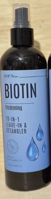 100% Pure Biotin Thickening Hair Treatment 10-in-1 Leave In & Detangler - Image 1 of 2