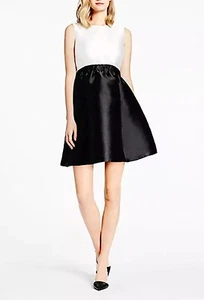 *on Sale* $448!! Kate Spade White Cream Black Swift Dinner Wedding Dress 2 XS - Picture 1 of 4