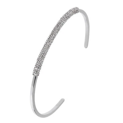 Ernstes Design Armreif aus Edelstahl A573 Breite 2 mm - Bild 1 von 3