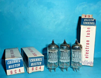3 Channel Master 6C4 Tubes Support Rod D Getter NOS/NIB  - Image 1 of 2
