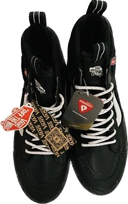 VANS Sk8 Hi MTE 2 Brillo "Negro Brillo" Senderismo Skate Zapatos Mujer Talla 9.5 NUEVO Foto 1 de 3