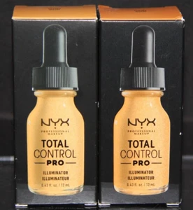 2 Bottles NYX PROFESSIONAL MAKEUP Total Control Pro Drop Hue Shifter TCPH04 Warm - Picture 1 of 12