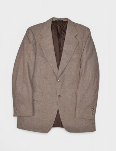 SAINT LAURENT (YSL) Giacca Vintage Yves Saint Laurent Uomo S 40 Marrone Lana Blazer Tuta Francia YSL