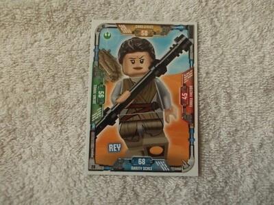 Lego - Star Wars "REY" #28 Lego Trading Card - Image 1 of 2