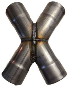 Tubo X estampado aluminio Jones Escape XP4 2,5 a 2,5 tubos dobles - Imagen 1 de 1