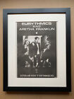 EURYTHMICS SISTERS ARE DOING IT FOR THEMSELVES (FRAMED) POSTER SIZED original mu