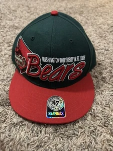 Washington University School of Medicine SnapBack Hat Cap Wash U Bears St. Louis - Picture 1 of 5