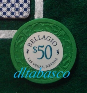 OCEAN'S ELEVEN 11 Screen-Used $50 Movie Prop Poker Chip Bellagio Casino Vault - Picture 1 of 1