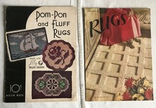 2 Vintage Rug Pattern Books