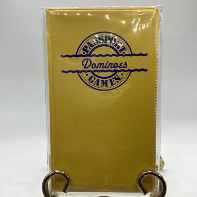 DE COLECCIÓN PASAPORTE DOMINÓ JUEGOS VIAJE BOLSILLO JUEGO DE MESA CON FUNDA TRANSPARENTE Foto 1 de 4