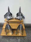 4 - 1957 Chevy Belair Rocket Scoops & Bullets! See Pictures! No Reserve Price!