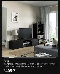 BESTA Tv Stand IKEA - Picture 1 of 3