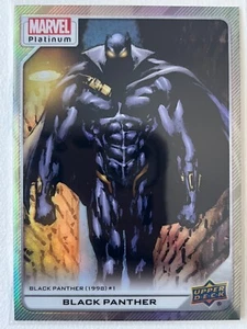 2022 UD Marvel Platinum Rainbow #16 Black Panther - Picture 1 of 2