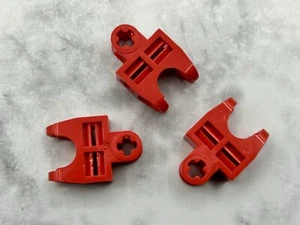 Lego Parts (3) ~ Red Technic, Axle Connector 2 x 3 w Ball Joint Socket No 32174 - Picture 1 of 1