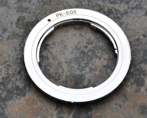New JingLu PK-EOS PK Lens to EOS Chrome Camera Adapter (#1956) - Picture 1 of 4