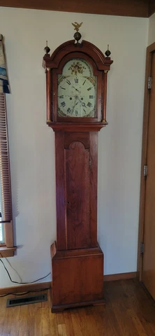 Antique, Scottish, William Mortimer- Boyn, Tall Case Grandfather Clock c. 1800s Cover