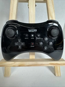 Official OEM Nintendo Wii U Pro Wireless Remote Controller Black WUP-005 ! - Picture 1 of 7