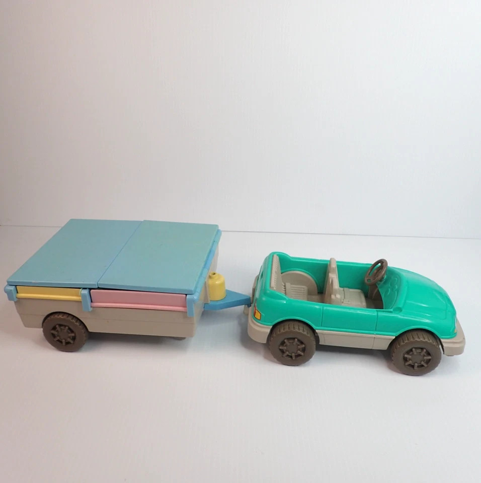 Casa de muñecas Fisher Price Loving Family convertible auto y autocaravana cámper emergente 1997 Foto 1 de 4