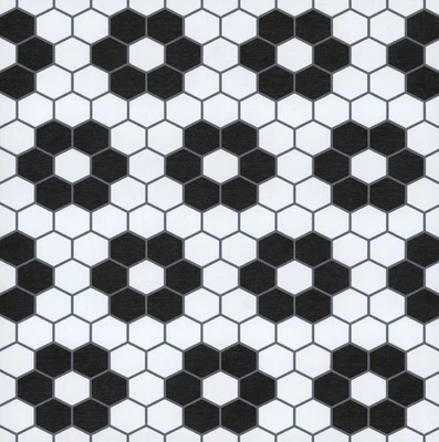 Black Biscotto Peel & Stick Floor Tiles, FP3931 - Image 1 of 4
