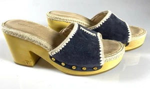 veronica beard hannalee Suede Clog Platform Sandals 8M - Picture 1 of 6