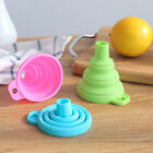 1/3 Piece Silicone Collapsible Funnel Portable Pouring Oil Dispensing Tool