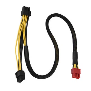 8 Pin Male To 2X 8 Pin (6+2) Male PCI Express Power Adapter Cable 50cm - Picture 1 of 7