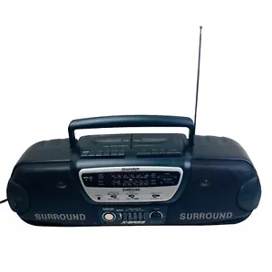 Sharp WQ-730Z Stereo Doppelkassette Ghettoblaster mit Surround Sound & Equalizer getestet - Bild 1 von 5