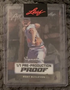 2024 BLATTMETALL BERT BLYLEVEN TWINS CLASSIC ART PROOF #1/1 - Bild 1 von 2